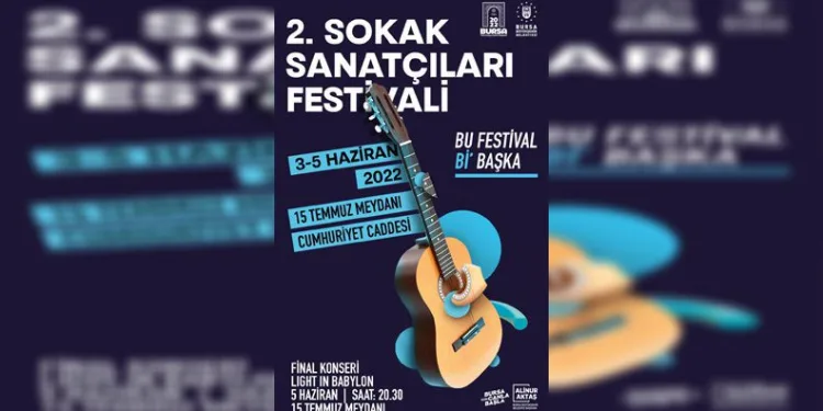 2. Sokak Sanatçıları Festivali başlıyor