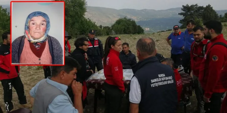 Bursa’da kayıp yaşlı kadını arama çalışmaları sürüyor