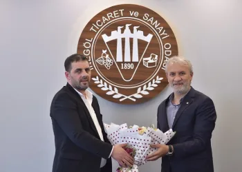 İnegölspor İTSO Başkanı Yavuz Uğurdağ’ı ziyaret etti