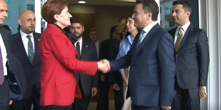 İYİ Parti Genel Başkanı Akşener’den Babacan’a ziyaret
