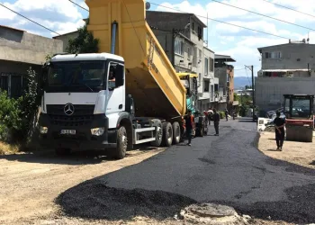 Osmangazi Belediyesi’nden yoğun asfalt mesaisi