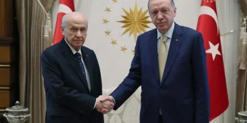 Cumhurbaşkanı Erdoğan, Bahçeli ile görüştü