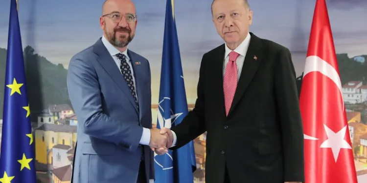 Cumhurbaşkanı Erdoğan, AB Konseyi Başkanı ile görüştü