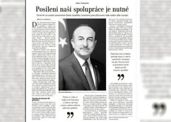 Mevlüt Çavuşoğlu Çek gazetesine yazdı