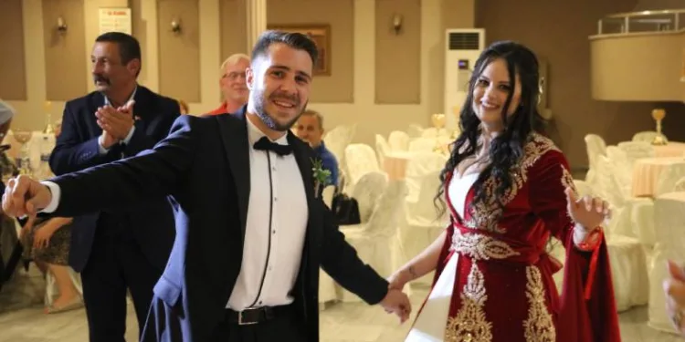 Amerikalı geline Türk usulü düğün