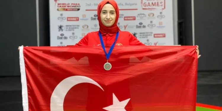 Milli taekwondocu Gülse Polat Avrupa 2’si oldu