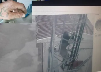 Elindeki dövme hırsızı ele verdi
