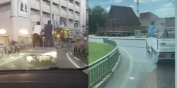 Bursa’da tehlikeli yolculuk