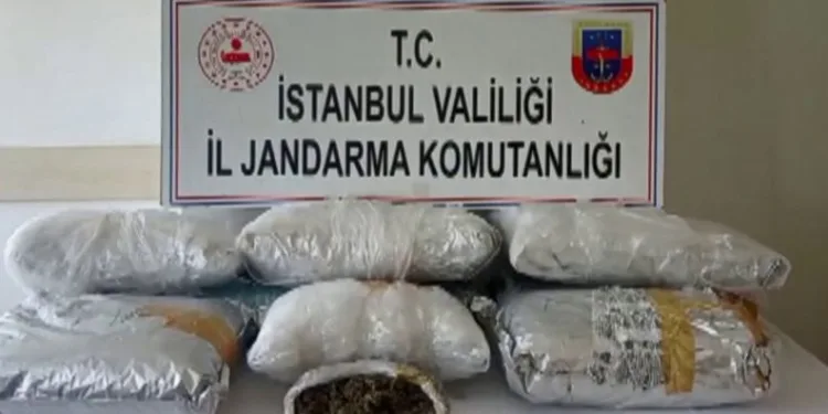 İstanbul’da 62 kilogram uyuşturucu ele geçirildi