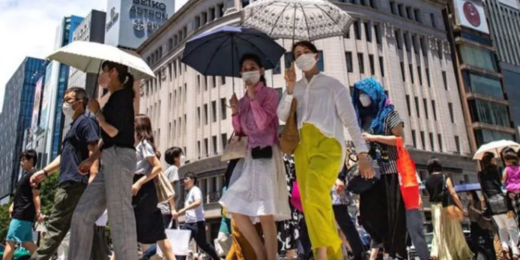 Japonya’da sıcaklıklar rekor seviyeye ulaştı