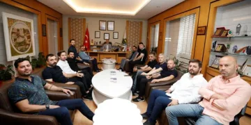 Başkan Taban İnsegölspor yönetimini ağırladı