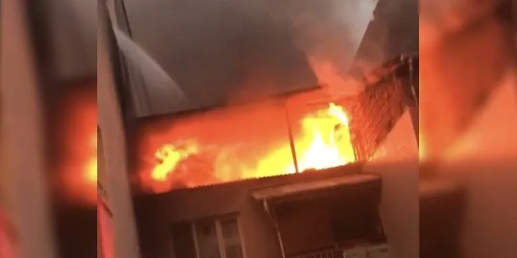 Bursa’da yangın paniği! Mahalleli sokağa döküldü