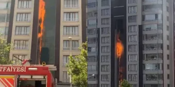 Diyarbakır’da korkutan yangın