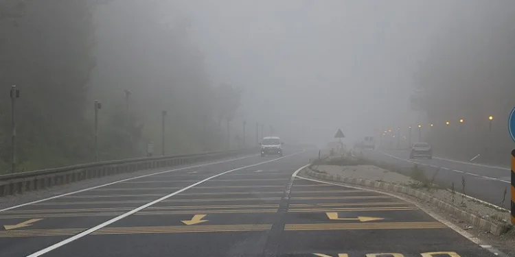 Bolu Dağı’nda yoğun sis etkili oluyor