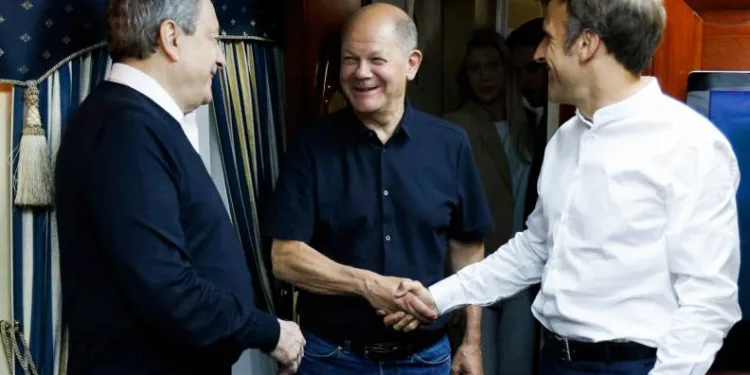 Macron, Scholz ve Draghi’den Kiev’e ziyaret