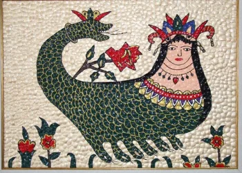 Yumurta kabuğundan sanat eserine dönüştü