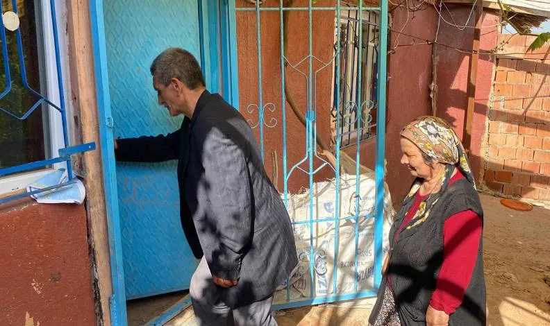 Sel suları bir aileyi evsiz bıraktı