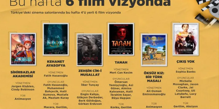 Bu hafta 6 film vizyonda