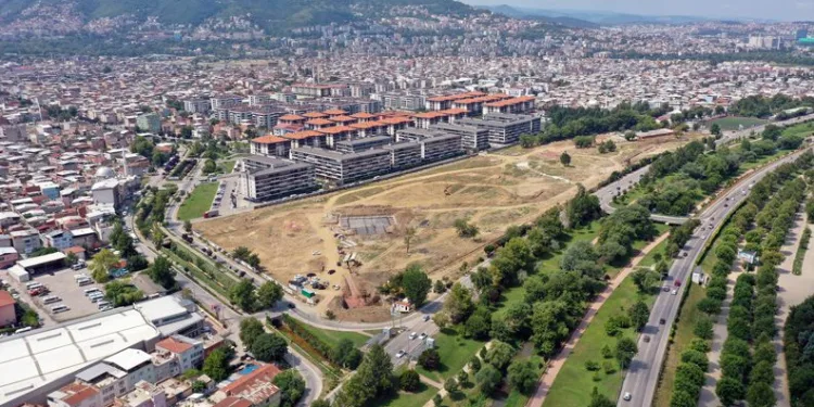 Bursa’ya yeni millet bahçesi için çalışmalar başladı