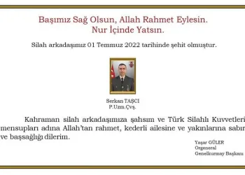 Şehit ateşi Bursa’ya düştü