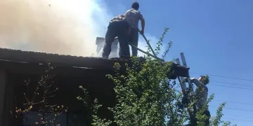 Orhaneli’nde korkutan yangın