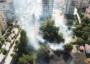 Bursa’da 2 ahır ve 1 baraka küle döndü