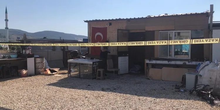Bursa’da hurdalıkta cinayet
