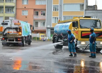 Yıldırım Belediyesi kurban kesim alanlarını temizledi
