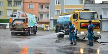 Yıldırım Belediyesi kurban kesim alanlarını temizledi