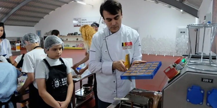 Küçük çikolata şefleriyle ‘en tatlı atölye’