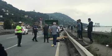 Rize’de otomobil çarptığı yaya öldü