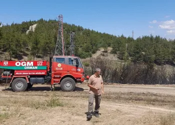 Bilecik’te makilik alandaki yangın söndürüldü