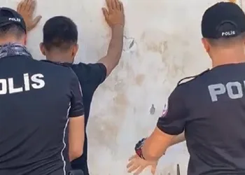 Bursa polisinden metruk binalarda denetim