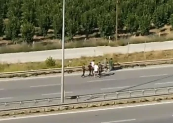 Bursa’da trafikteki tehlikeli anlar kameralarda
