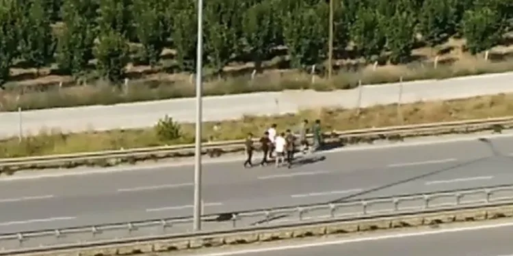 Bursa’da trafikteki tehlikeli anlar kameralarda