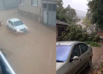 Bursa’da sağanak! Ağaçlar devrildi, sokaklar suyla doldu