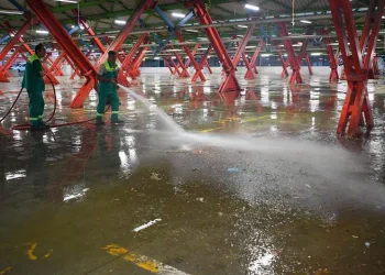 Osmangazi’de kurban kesim yerleri temizlendi
