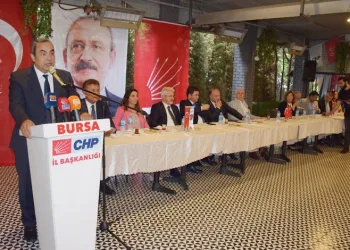 CHP Bursa bayramlaşma programında buluştu