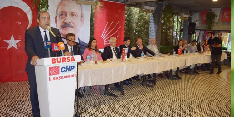 CHP Bursa bayramlaşma programında buluştu