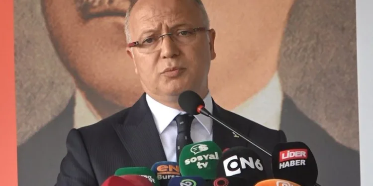 Davut Gürkan parti bayramlaşmasında konuştu