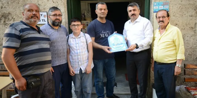 Başkan Yılmaz bayramı Tatbikat Camii’nde
