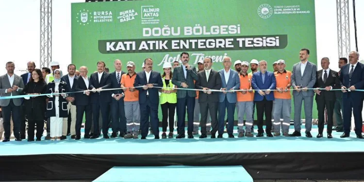 Doğu bölgesi katı atık entegre tesisi hizmete açıldı