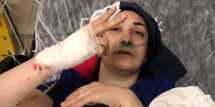 Korkunç kazayı işaret diliyle anlattı
