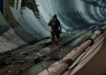 Baraj inşaatında sülfür tüpü patladı!