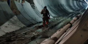 Baraj inşaatında sülfür tüpü patladı!
