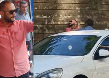 Falçatayla tartıştığı kişinin boğazını kesti