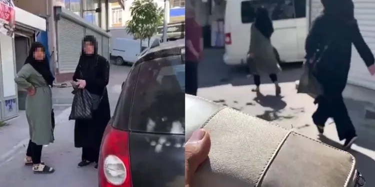 Dikkatli pazarcı cüzdan hırsızlarını yakaladı