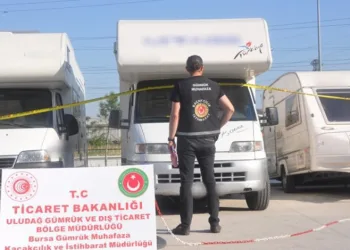 Bursa’da kaçak motokaravan operasyonu