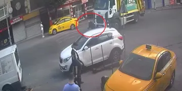 Çöp kamyonu yaşlı adamı ezdi