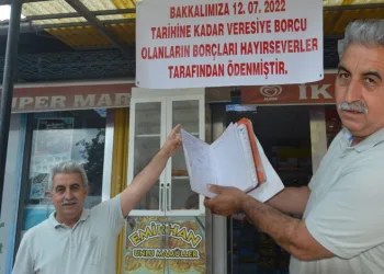 Gizemli hayırsever tüm borçları kapattı